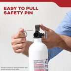 Kidde Kitchen Fire Extinguisher, Home Use for Grease Fires, 3.9 Lbs., Wall Mount Included, White