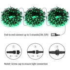 Brizled Green Christmas Lights, 78.74ft 240 LED Mini Lights String, Connectable Outdoor Christmas Lights, Plug-in 8 Modes Indoor Fairy Lights Waterproof for Xmas Tree St. Patricks Day Party Decoration