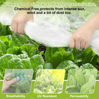 RIFNY Garden Netting, 2 Pack 10x33Ft Ultra Fine Mesh Netting Pest Barrier Protection Bird Mosquito Net Plants Cover for Vegetables Fruits Flowers Crops Greenhouse Row Cover Raised Bed Patio