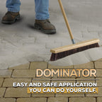 10 Pound Titanium Gray DOMINATOR Polymeric Sand with Revolutionary Ceramic Flex Technology for Stabilizing Paver Joints/Gaps, 1/8” up to 4”, Professional Grade Results