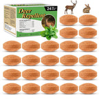 CKUKARM 24 Pack Deer Repellent Rabbit Repellent Outdoor Deer Deterrent for Plants Flower Vegetable Tree Deer Rabbit Repeller