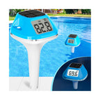 DeeprBlu 2026 New Iteration Solar Digital Pool Thermometer with Rope, Easy Read Extra Large Backilt LCD Display Floating Pool Thermometer, IP68 Waterproof Pools Water Temperature Gauge for Hot tub,Spa