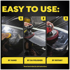 Meguiar’s Mirror Glaze M105 Ultra-Cut Compound, Car Rubbing Compound for Removing Scratches and Heavy Swirls While Adding Shine, Safe and Effective on All Glossy Car Paint and Clear Coats, 8 oz