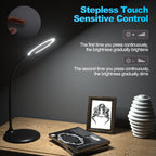 5X Rechargeable Magnifying Glass with Light and Stand, Raweao Dimmable Lighted Magnifying Lamp Glass for Reading, Close Work, Hobbies, Crafts