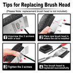 GRILLART Grill Brush Bristle Free, Safe Grill Brush for Outdoor Grill, SteamWizards BBQ Grill Cleaning Brush Kit, Replaceable Head Grill Scraper Tool, Grill Cleaner BBQ Accessories, Gifts for Men/Dad