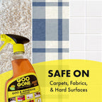 Goo Gone Spray Adhesive Remover Gel, 12 oz, Removes Glue, Stickers, Tape Residue, Grease, Gum & Wax, Adhesive Spray with Citrus Cleaning Power for Hard Surfaces, Carpets & Fabrics