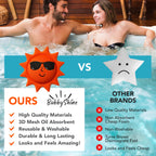 BubbyShine, Hot Tub Scum Absorber for Spa Cleaner - Hot Tub Accessories for Adults, Hot Tub Scum Sponge for Hot Tub Oil Absorbing Sponge for Hot Tub Skimmer, Hot Tub Sponge Scum Remover