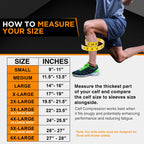 Doc Miller Compression Calf Sleeve for Men & Women, Premium Medical Grade, 15-20mmHg Graduated Support for Running, Calf Tear, Shin Splints, Knee High, Skin/Nude Calf Sleeves, Medium Size, 1 Pair