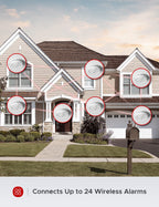 X-Sense Smoke Detector, Wireless Interconnected Fire Alarm with 10-Year Battery Life and Transmission Range of Over 820 ft, SD20-W, Pack of 6