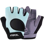 Weight Lifting Gloves Full Palm Protection, Workout Gloves for Gym, Cycling, Exercise, Breathable, Super Lightweight for Men and Women(Aqua, S)