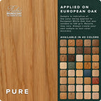 Rubio Monocoat Wood Oil Finish 65 ft² - Pure | Oil Plus 2C | Quick-Dry, Eco-Friendly Linseed Wood Oil for Indoor Use, Includes Accelerator (Part B) | Protector | 130 ml