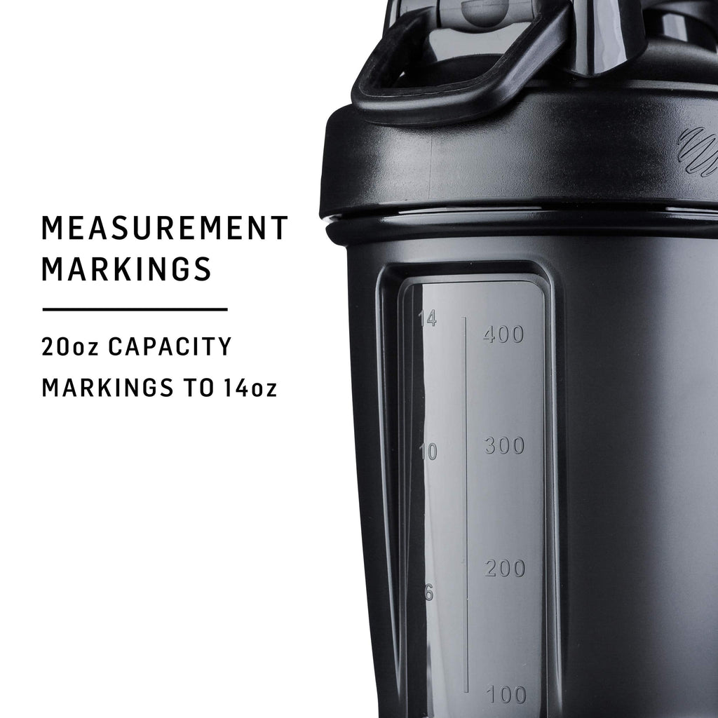 BlenderBottle Classic V2 Shaker Bottle Perfect for Protein Shakes and Pre Workout, 20-Ounce, Ocean Blue