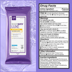 Medline ReadyBath LUXE Antibacterial Extra Thick Adult Bath Wipes, 192 Wipes (8 Wipes, 24 Packs), Unscented, No Rinse Formula with Aloe, Sensitive Skin, Hypoallergenic, Alcohol-Free, 8 x 8 Inch