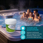 ClearView Bromine Tablets 5 Lbs for Hot Tubs and Spas, Slow Dissolving Sanitizer Brominating Tabs, Kills Bacteria & Algae