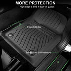LUMWAY Floor Mats for 2016-2025 2026 Dodge Durango 6-Seater (Only for Bucket Seats), TPE All Weather Durable Floor Liners for Durango Accessories