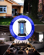 Minimoon Bug Zapper Outdoor 4000V Electric Mosquito Zapper 20w Fly Zapper for Backyard Patio Balcony Garage