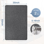 Placoot Office Chair Mat for Hardwood Floor, 55"x35" Computer Chair Rug, Under Desk Mat, Large Anti-Slip Floor Protector for Home Office