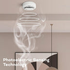 Kidde Hardwired Smoke & Carbon Monoxide Detector, AA Battery Backup, Voice Alerts, Interconnectable, LED Warning Light Indicators, 4 Pack