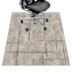 Office Chair Mat for Hardwood Floor&Tile Floor,36"X 48" Heavy Duty Desk Chair Mat for Hard Floors,Under Desk Rug for Rolling Computer Chair,Anti Slip,Low Pile Carpet Floor-Khaki