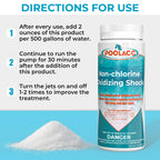 35.2oz Non-Chlorine Spa Shock Oxidizing Cleaner for Hot Tub, Chlorine-Free Water Care & Enhanced Cleaner for Hot Tubs, Spas and Pools, Quick Dissolving, Fast-Acting - 2.2 Lbs.
