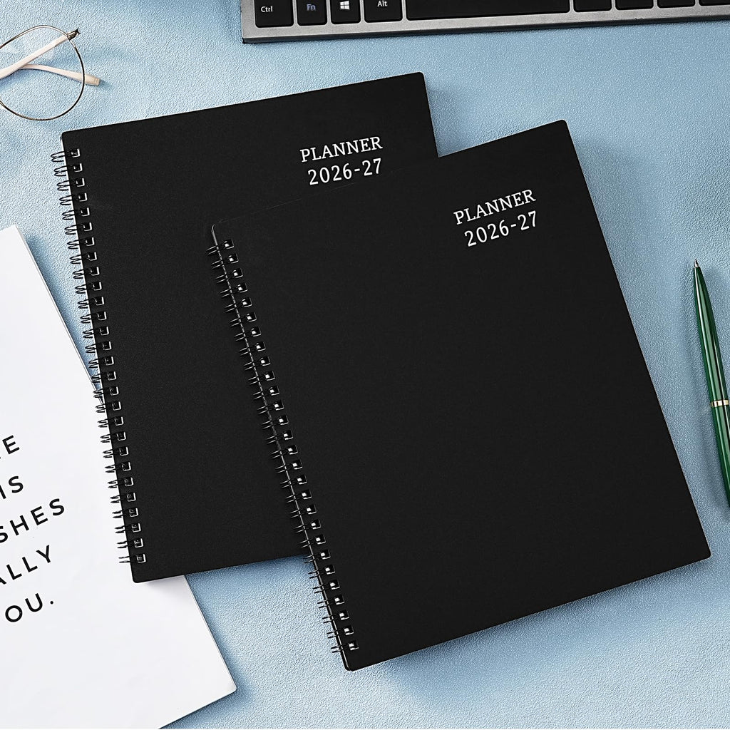 Planner 2026-2027 for Office, School, Home - Spiral Bound Academic Monthly Weekly Calendar July 2026 - June 2027 Organizer with To Do List, Tabs & PP Cover 8" x 10"
