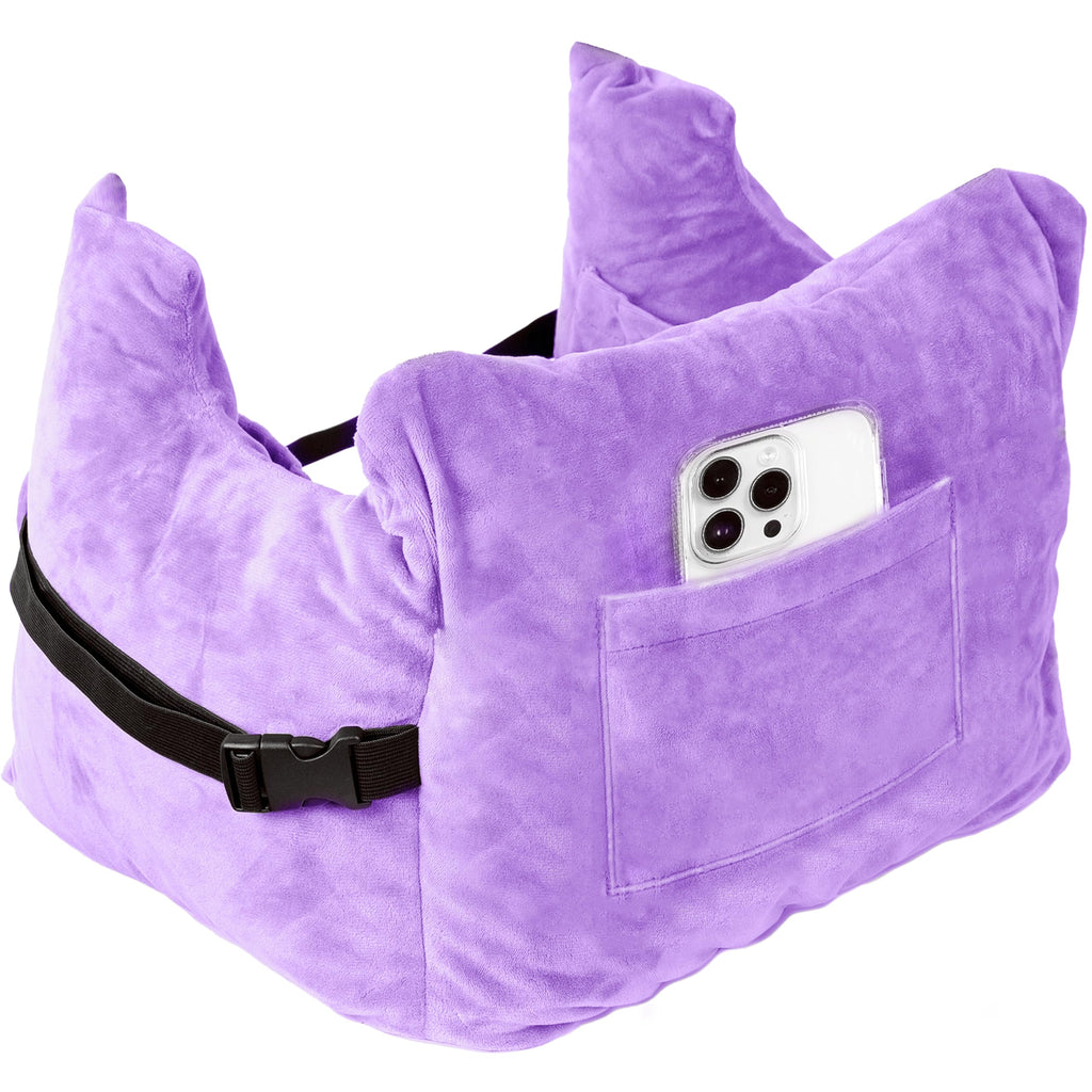 MOYOAMA Post Mastectomy Pillow - Recovery After Breast Cancer Surgery, Breast Augmentation - Lightweight Post Surgery Pillow with 4 Built-in Pockets to Support Healing - Breast Cancer Gifts for Women