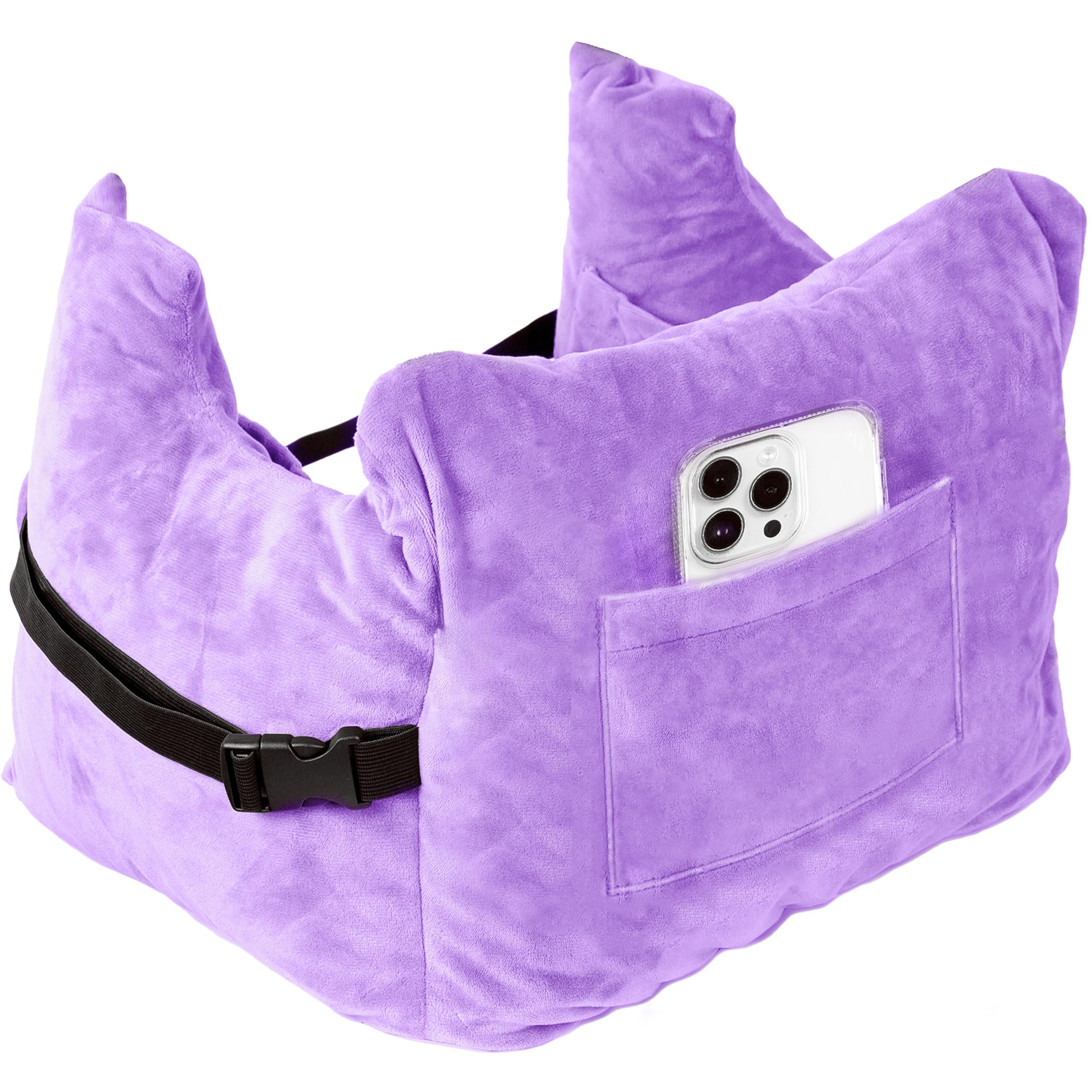 MOYOAMA Post Mastectomy Pillow - Recovery After Breast Cancer Surgery, Breast Augmentation - Lightweight Post Surgery Pillow with 4 Built-in Pockets to Support Healing - Breast Cancer Gifts for Women