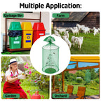 Qualirey 18 Pcs Ranch Fly Trap Outdoors Stable Fly Trap Reusable Horse Fly Traps Outdoor Hanging Pest Fly Trap Fly Catcher Cage with Pots Flay for Farm Orchard Restaurants