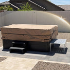 ULTCOVER Waterproof 600D Polyester Square Hot Tub Cover Outdoor SPA Covers 85 x 85 inch