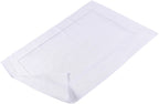 Utopia Towels Cotton Banded Rug Bath Mats, [Not a Bathroom Rug] 21x34 Inches, 100% Ring Spun Cotton - Highly Absorbent and Machine Washable Shower Bathroom Floor Towel, White, 2 Pack