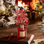COCORRÍNA Diffuser - Balsam & Fir 6.7 Fl.oz Diffuser with 8 Sticks Home Fragrance Christmas Reed Diffuser for Bathroom Shelf Decor Home Decor