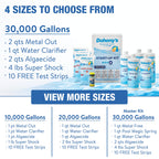 Doheny's Ultimate Pool Opening Start-Up Kit | Includes Metal Out, Spring Control, Clarifier & Super Shock | Prevents Stains, Rust & Scale | Free Test Strips | Pro-Grade Pool Chemicals