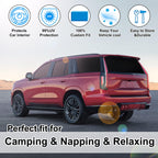 TINGLU Window Shades for Cadillac XT6 2020-2025 Accessories Side Full Windows Windshield Sun Shade Sun UV Rays & Privacy Protection for Camping,Napping,and Relaxing 8PCS