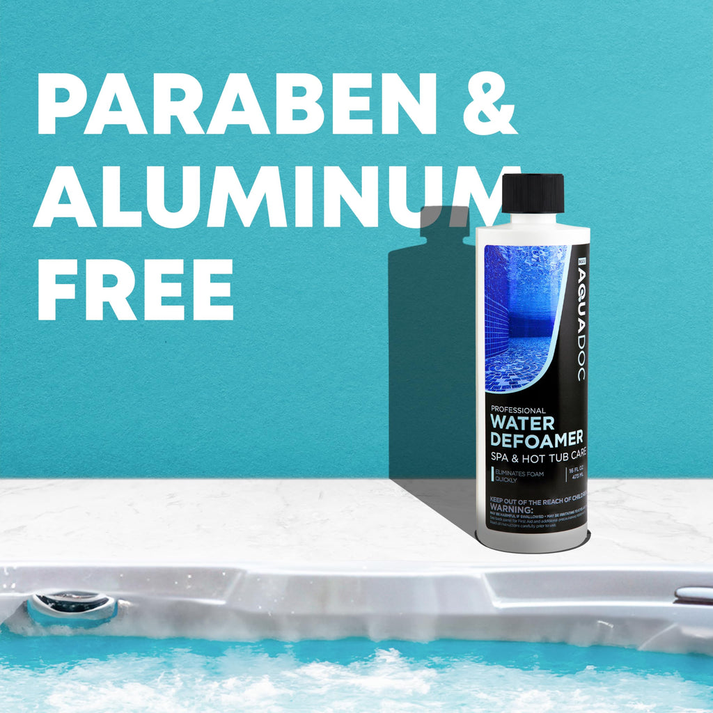 Hot Tub Defoamer - Spa Defoamer for Hot Tub Owners 16oz, Spa Anti Foam to Keep Foam Down, HotTub Chemicals Made in The USA - AquaDoc