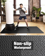 Exercise Equipment Mat - Mat for Treadmill, Exercise Bike, Fitness, Elliptical, Yoga, Gym Use on Hardwood Floors Protection
