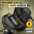 M-TAC Tactical Sling Bag for Men - Crossbody Concealed Carry Bag - Grey Mens Crossbody Holster Bag