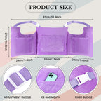 Suzile Mastectomy Pillow Post Surgery, Breast Pillow for After Breast Cancer Mastectomy Necessities, Surgery Recovery Gifts for Women(Lavender)