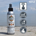 Ranger Ready Picaridin 20% Tick & Insect Repellent, Ranger Orange Scent Deet-Free Bug Spray, Travel Size 3.4 Oz. (Pack of 2)