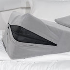 Avana Micro-Velvet Slant Combo 12” & 7” Height - Firm Density Bed Wedge Set for Back and Knee Support