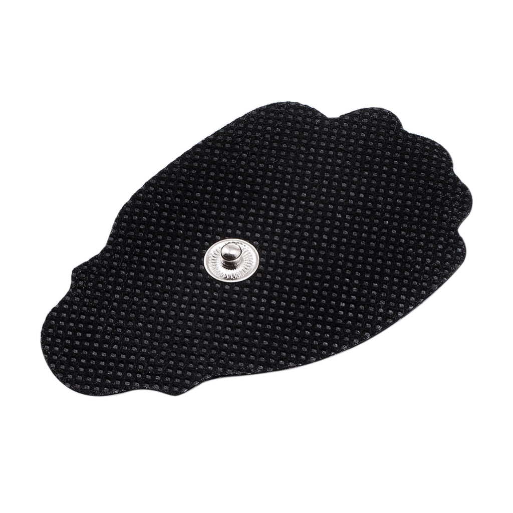 Pack - 20 (10 Pairs) Large TENS Unit Electrode Pads Reusable Self-Adhesive Replacement Massage Pads (Snap on - 3.5mm) - for TENS/EMS Electronic Pulse Massagers
