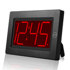 KWANWA Alarm Clock, 8" Large Screen Display, Digital Clock, Battery Operated, Auto Dimmer Mode,Wall Clock&Desk Clock for Bedroom, Office, Living Room, Elderly