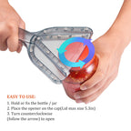 Uinxan Jar Opener for Weak Hand & Seniors with Arthritis,Easy Twist Off Bottle Caps,Patent | Unique Kitchen Gadgets, Christmas Gifts for Elderly/Women/Men (Blue)