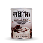 NaturesPlus SPIRU-TEIN Shake - Cookies & Cream - 2.3 lbs, Spirulina Protein Powder - Plant Based Meal Replacement, Vitamins & Minerals for Energy - Vegetarian - 30 Servings