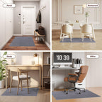 Riveroy Office Chair Mat - for Hardwood Floors, Large Non-Slip Easy-Clean Floor Protection Blanket (Grey, “48 x 36in”).