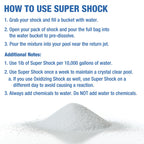 Doheny's Super Pool Shock | Pro-Grade Chlorine Shock, Quick-Dissolving, Fast-Acting 68% Cal-Hypo Granular Pool Shock | 24 x 1lb Bags, Proudly Made in the USA