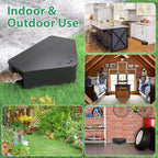 Anblak 2 Pack Rat Station Box with Keys, Rodent Station Keeps Rats Away, Keeps Children and Pets Safe, Key Unlocking, Reusable & Long-Lasting, Indoor & Outdoor