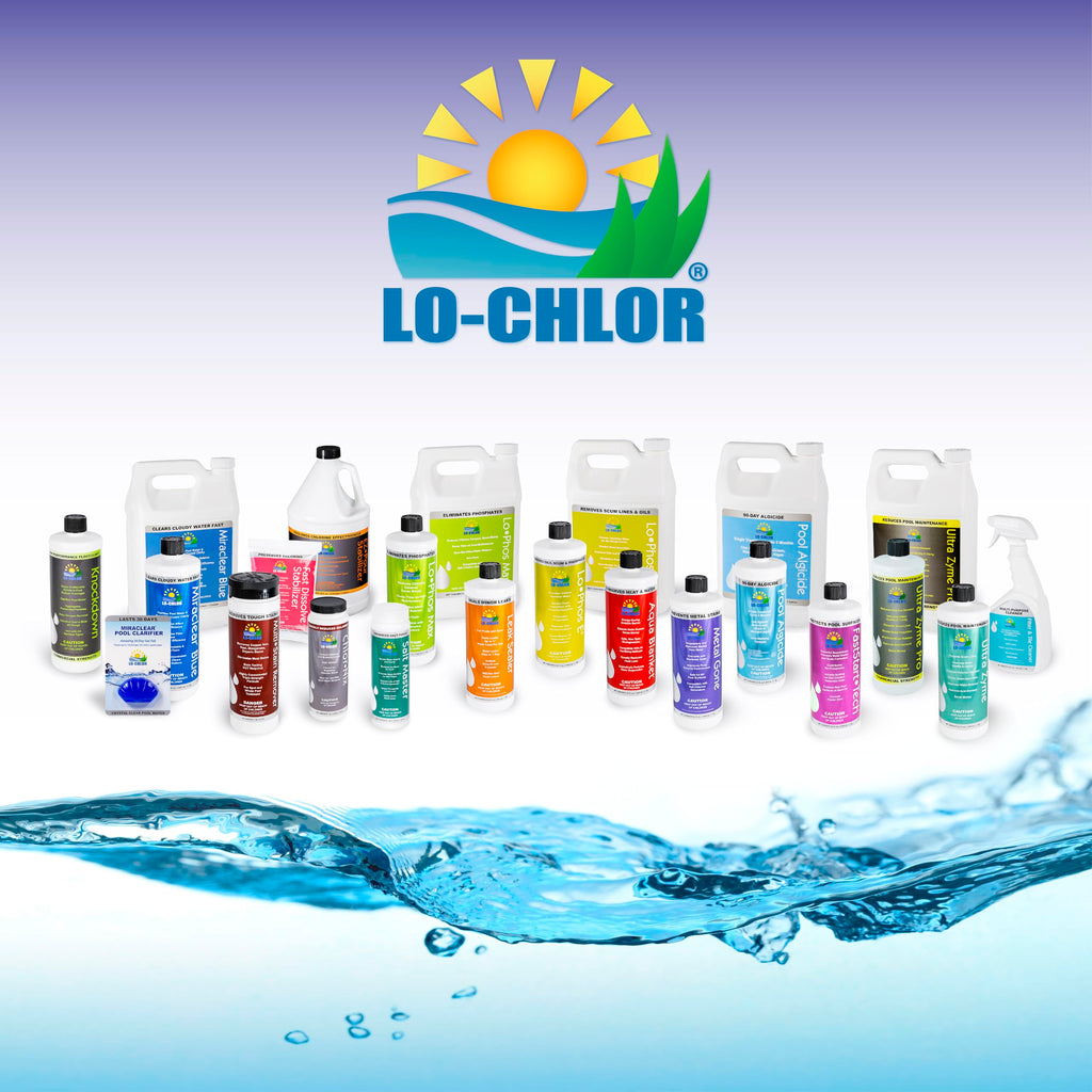 Lo-Chlor Leak Sealer - No Need to Drain Pool Water, Easily Fix a Leak Pool Leak Sealer - Hot Tub Leak Sealer Works in 24 Hours to Fix a Leak Spa and Hot Tub, Fast Acting Pool Leak Repair (32oz)