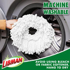 Libman Tornado Spin Mop System | Mop and Bucket with Wringer Set | Spin Mop | Floor Mop | Libman Mop | Mops for Floor Cleaning | Hardwood Floor Mop | 1 Mop Head Included