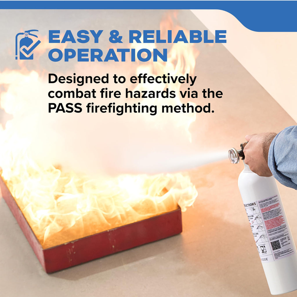 Kidde Mariner 10 Marine Fire Extinguisher for Boats & Watercrafts, 10-B:C, 4 Lbs., Coast Guard Approved, Strap Bracket (Included), White