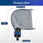 MUSCCCM 3900 Sport Double Chamber Design 39-310 Pool Cleaner Bags，Double Chamber and Pull-Tape Design Fit 3900 Sport,P39 and 480 280 Pool Cleaners(2 Pack)